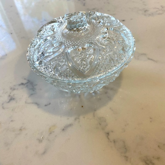 VTG KIG Malaysia Hearts Candy dish with Lid - Picture 10 of 13